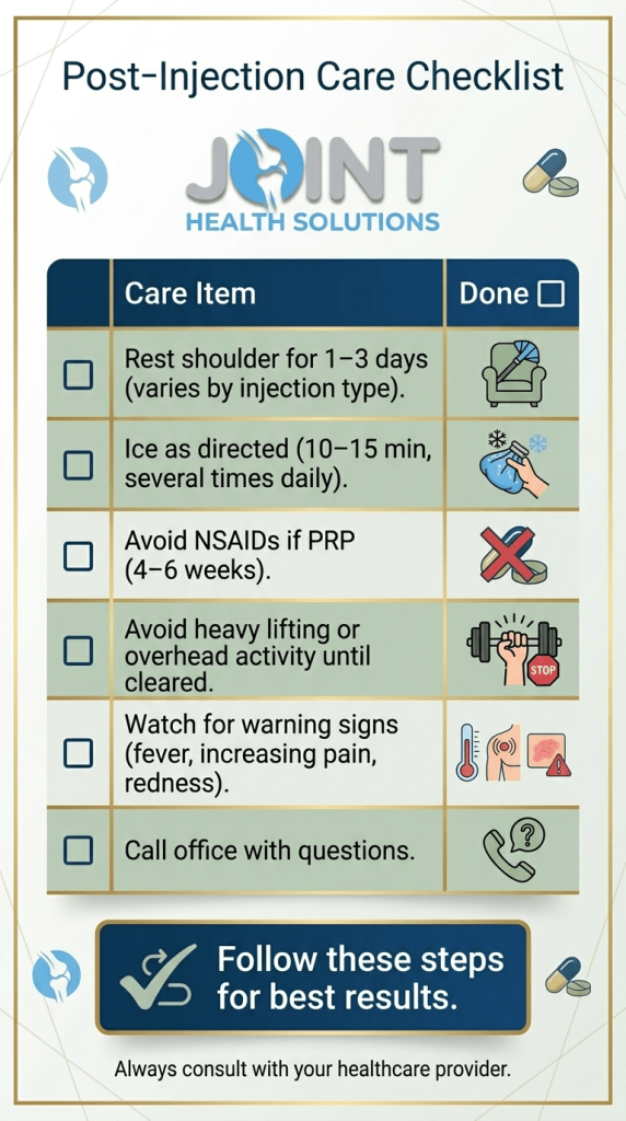 shoulder injection questions to ask