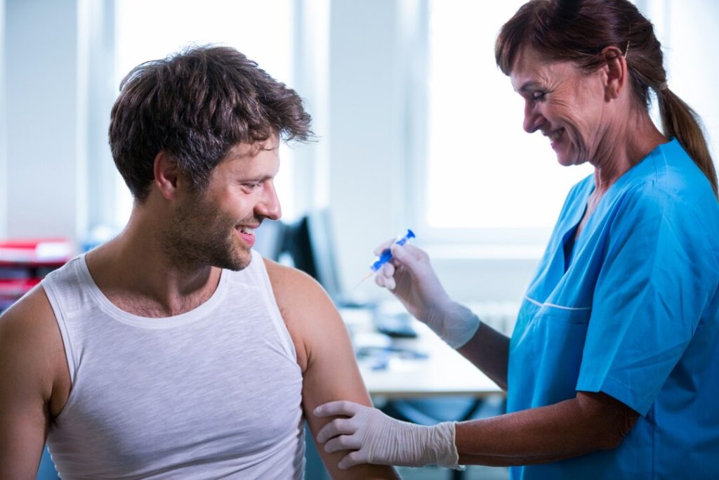 Safe trigger point injection procedure for muscle pain