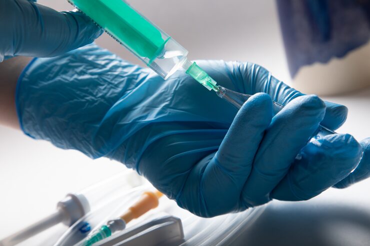 Fluoroscopy-guided injection procedure at Joint Health Solutions