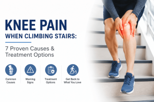 Knee pain when climbing stairs treatment in Charlotte NC