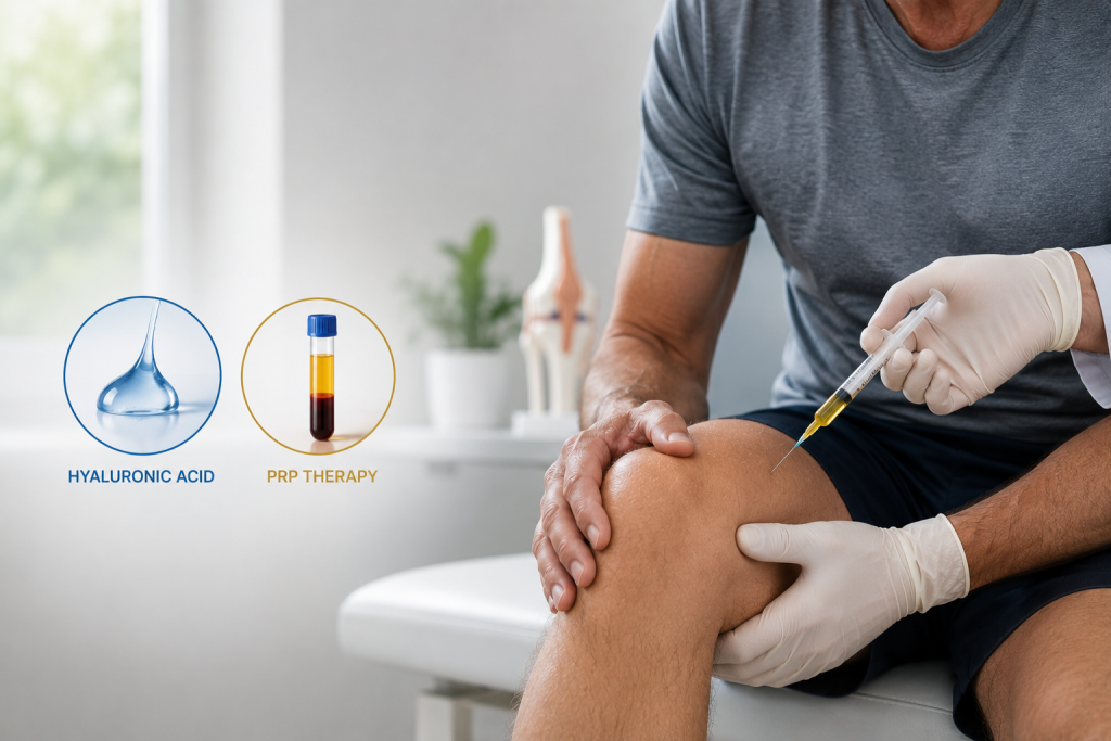 Hyaluronic acid and PRP therapy for knee pain near Rock Hill SC