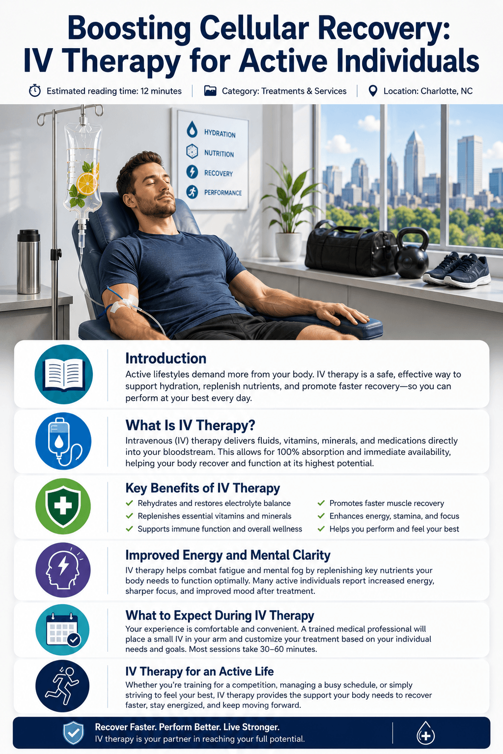 iv therapy for active individuals