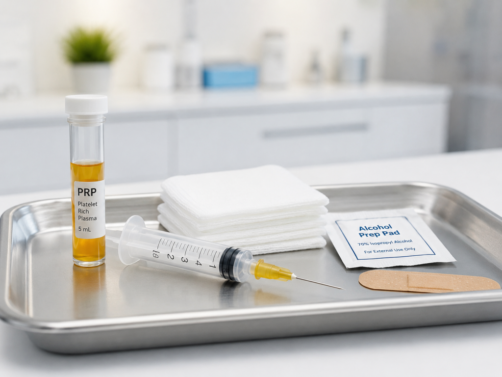 PRP therapy safety supplies for joint care in Charlotte NC