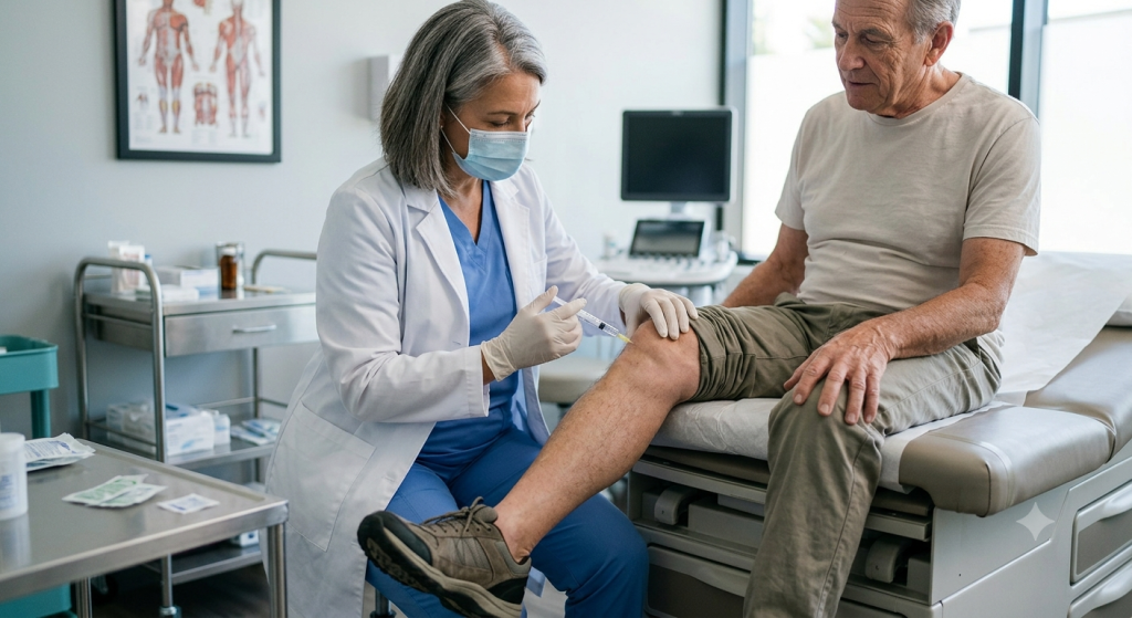 Cortisone knee injection Concord NC