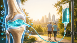 Hydrate, Restore, Live Better A Guide to Joint Health for Charlotte Seniors Banner