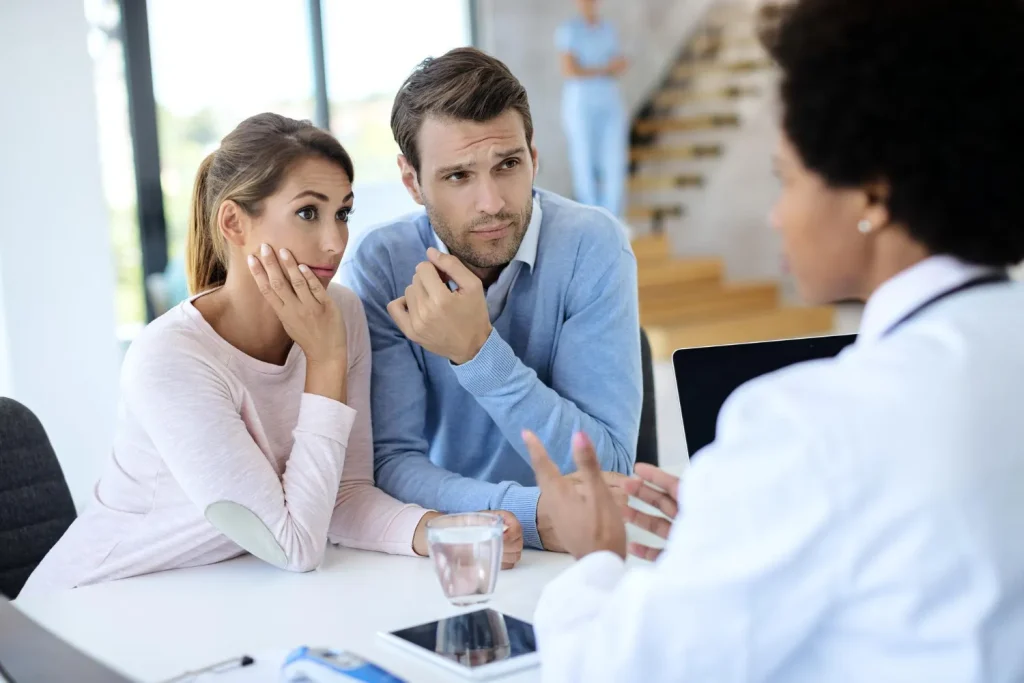 Medical provider discussing a personalized joint treatment plan with a patient from Huntersville NC