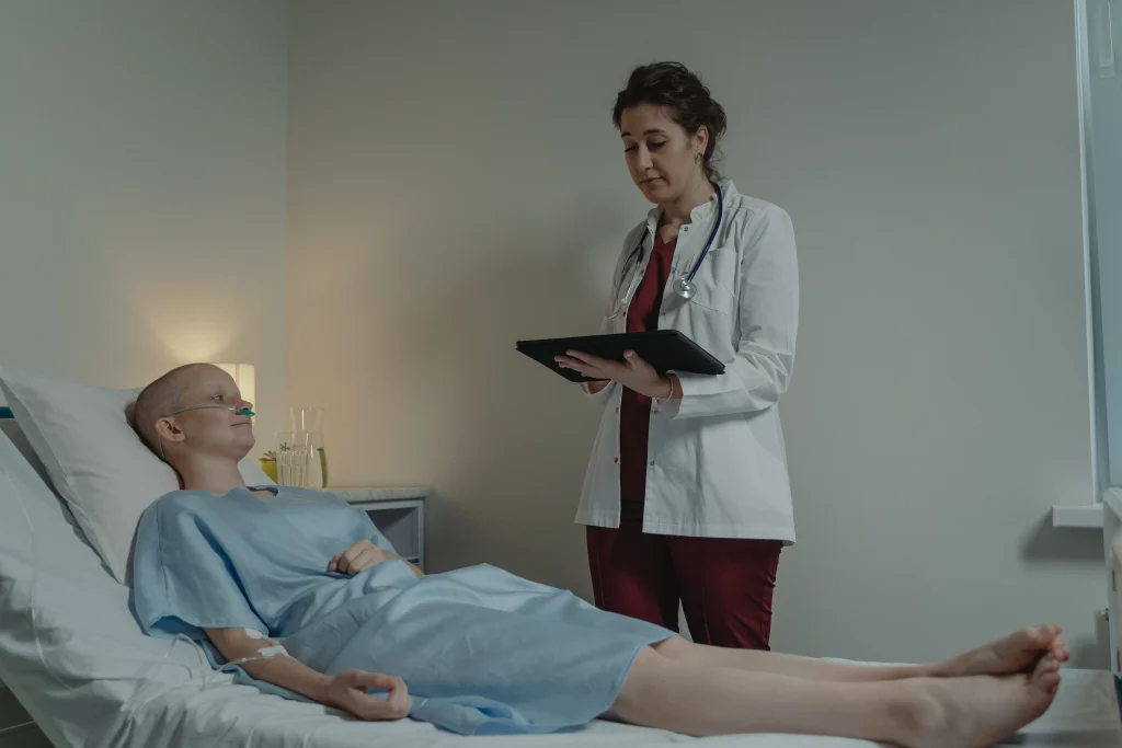Medical provider discussing a personalized joint treatment plan with a patient